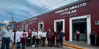 Unidades de la Tienda de Abasto Popular recorren comunidades de Atlixco