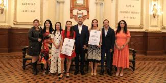 Reconocen a jóvenes deportistas como “Poblanas Distinguidas”