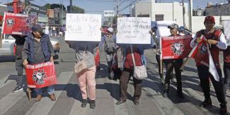 Bloqueos de la 28 de Octubre en al menos 7 vialidades de la capital