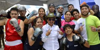 La BUAP celebró la Feria de Bienvenida con alumnos de CU2