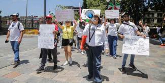 Nueva marcha contra reforma al Poder Judicial en Puebla