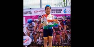 Ciclista de Moyotzingo triunfa con apoyo de Tlaxcala en carrera de Texcoco