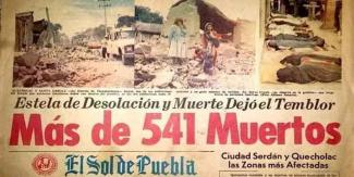 51 años del terremoto que sorprendió a Serdán