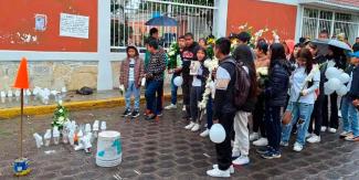 Sepultaron a Fernando Sebastián, asesinado por su compañero de escuela en Tehuacán 