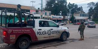 Marina despliega operativos de vigilancia en Texmelucan tras balacera en primaria 