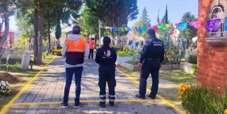 Saldo blanco en San Andrés Cholula tras celebraciones de Día de Muertos