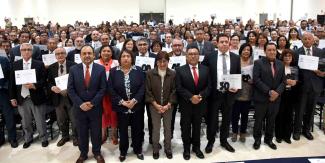 Rectora entrega 595 reconocimientos a personal académico y administrativo por años de servicio en la BUAP