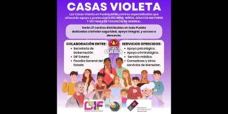 Habrá Casas Violeta en Puebla para proteger a mujeres y niños de la violencia 