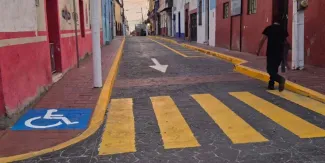 En Atlixco inauguran calle donde hallaron restos arqueológicos durante su rehabilitación