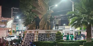 En Texmelucan también festejaron el triunfo de México
