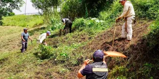 Huauchinango más verde con faena y siembra de árboles