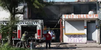 Murió quemado un abue atrapado durante un incendio en Amalucan