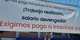 Docentes interinos de Normales en Puebla denuncian falta de pago y falta de regularización de contratos por la SEP