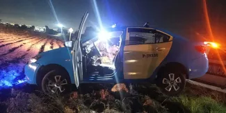 Taxistas y policías de Huejotzingo recuperan taxi robado