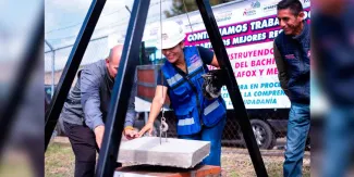 San Andrés Cholula fortalece infraestructura educativa en San Francisco Acatepec