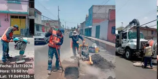 Agua de Puebla da mantenimiento permanente a la red de drenaje y coordina acciones con SOAPAP y la Secretaría de Infraestructura
