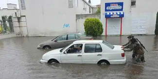 Tormenta provocó inundaciones en Huejotzingo