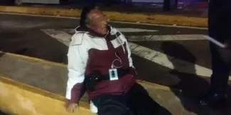 Asalto en el RUTA deja a abuelito guardia con una pierna rota en el paradero Batán