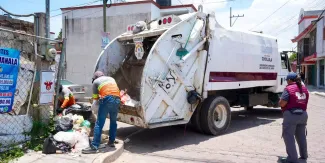 Transformación en Marcha mejora calles de San Juan Calvario y Santiago Mixquitla