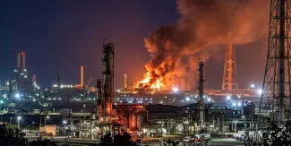 Flamazo en refinería de Pemex en Salina Cruz deja tres trabajadores lesionados