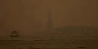 humo de incendios en Canadá cubre Nueva York previo a la final del Mundial 2026