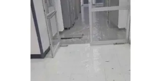 Hospital General de Huejotzingo presenta filtraciones tras intensa lluvia