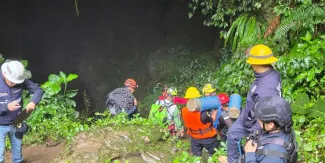 Sin rastro de los tres desaparecidos en gruta de Cuetzalan  