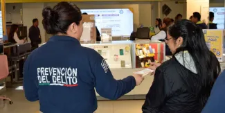 Refuerza Gobierno de Tonantzin Fernández acciones de prevención de la extorsión en el sector comercial