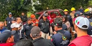 Suspenden rescate en gruta de Cuetzalan por lluvias; cuerpos ya fueron localizados