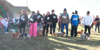 Ariadna Ayala invitó a convivir con tu lomito en la carrera Patitas Fugaces