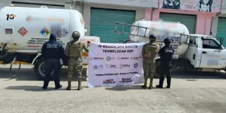 Aseguran pipas con combustible en Texmelucan y Los Reyes de Juárez