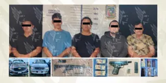 FGE rescata a mujer secuestrada y detiene a cinco hombres en Puebla