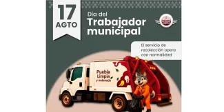 Tesorería de Puebla mantendrá servicios durante Día del Empleado Municipal