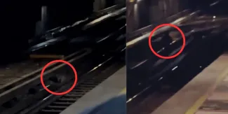 Captan supuesta figura de un "nahual" en la Línea 3 del Metro de la CDMX y el video se vuelve viral