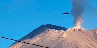 Avistan OVNIS en el Popo y en invernaderos de San Salvador El Verde