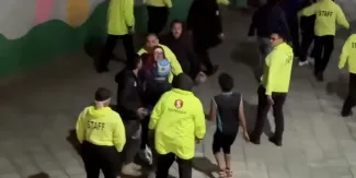 Aficionado del Puebla agredido por seguridad privada en el Estadio Hidalgo