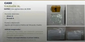 Detienen a Efraín N. y Brenda N. por feminicidio de Yazmín en Tehuacán