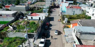 Impulsa Pepe Chedraui trabajos de rehabilitación vial en San Francisco Totimehuacan