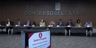 Sesionan los Consejos Consultivos Empresarial y Académico del Congreso del Estado