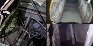 ¡Narcotúnel oculto en un baño! Hallan presunto laboratorio de cristal en Hidalgo