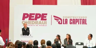 Acerca Pepe Chedraui seguridad, servicios y bienestar a San Pablo Xochimehuacan