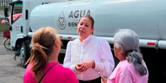 Laura Artemisa, la primera en bajarse de la contienda electoral 2027