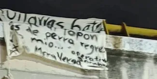 El mensaje contenía advertencias directas y mencionaba apodos de personas de la región