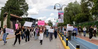Estudiantes de UDLAP marchan por María Fernanda Orozco y exigen justicia