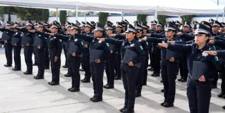 Realiza Gobierno de Pepe Chedraui graduación cadetes de la Academia de Policia