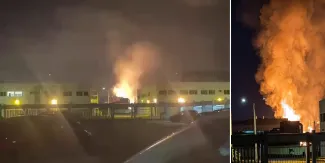 Se incendia planta de polietileno de Pemex en Coatzacoalcos