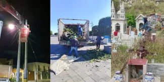 Intensifica Tonantzin Fernández servicios públicos en barrios y juntas auxiliares de San Pedro Cholula