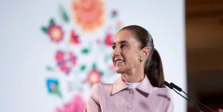 Sheinbaum registra 72 % de aprobación y queda tercera en ranking mundial