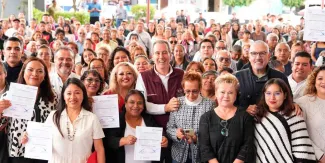 Toma protesta Pepe Chedraui a 87 nuevas mesas directivas de colonias; ofrece trabajo conjunto por la ciudad