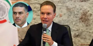 Velasco pone a Harfuch en la conversación presidencial; es "Pedro Infante de la política"